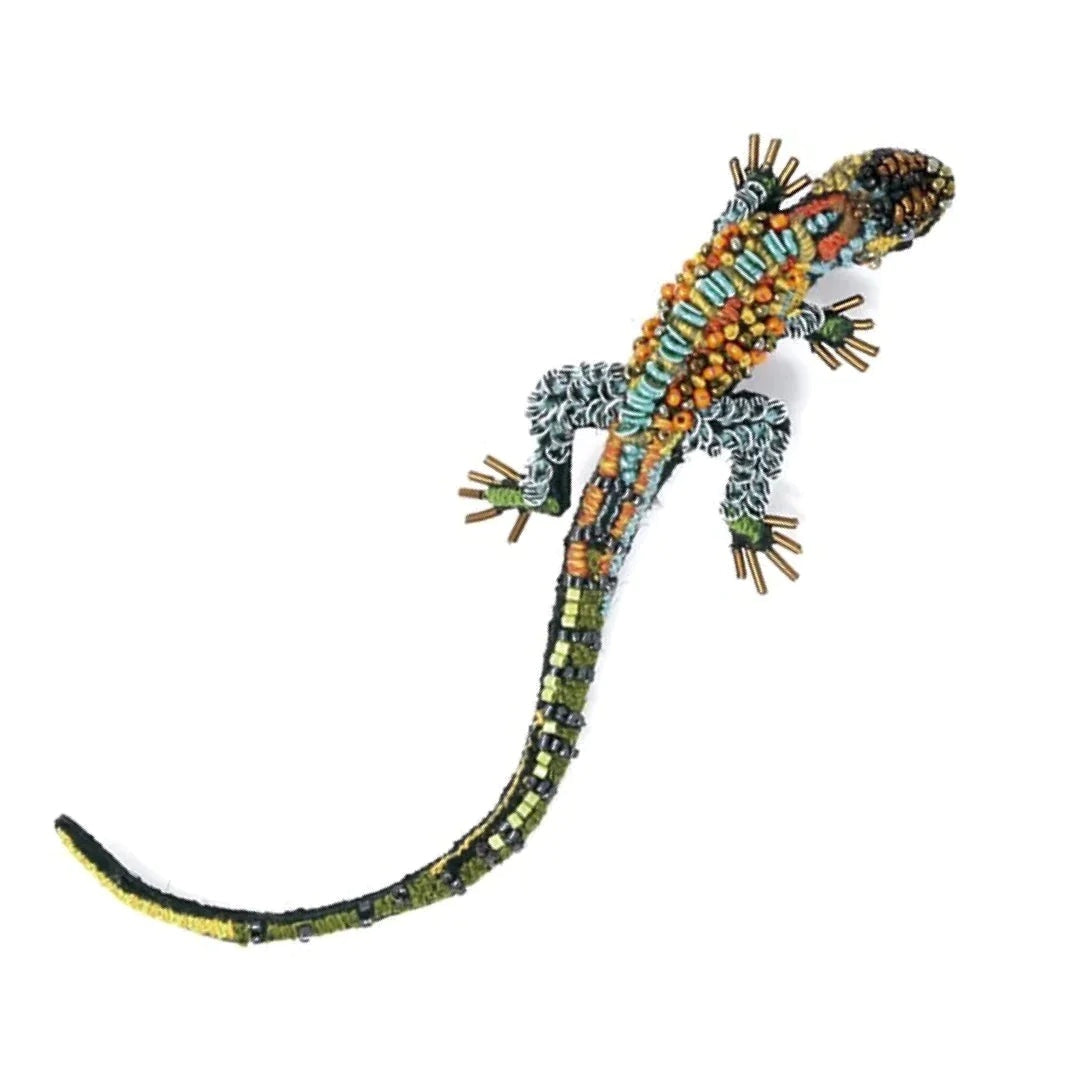 Caiman Lizard Brooch