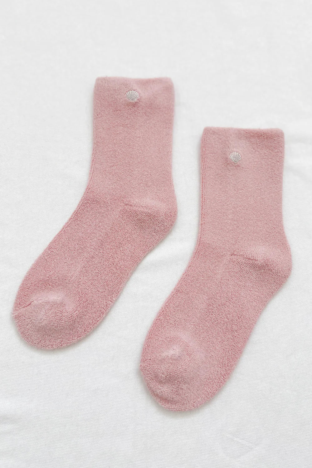 Embroidered Cloud Socks