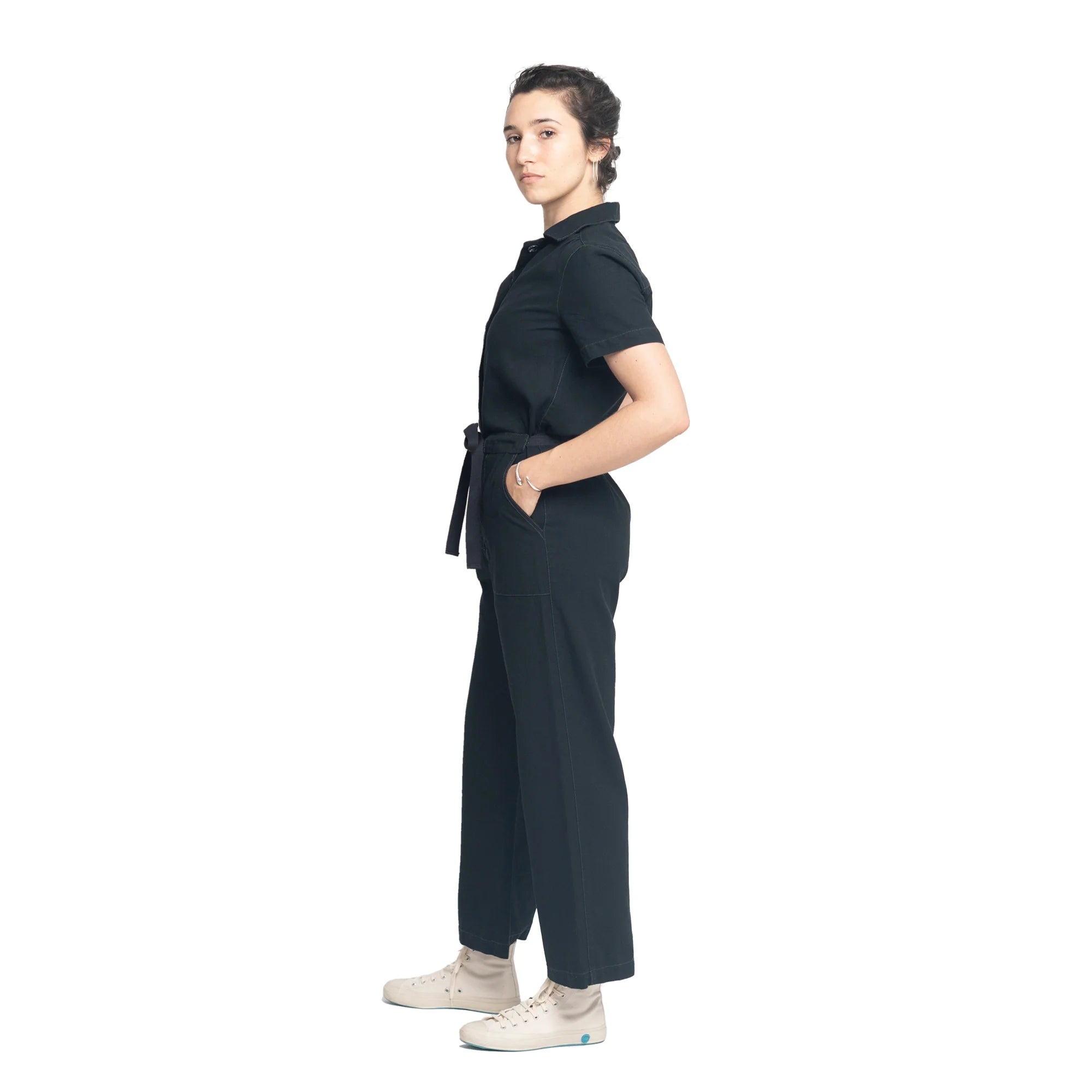 Black Canvas Jumpsuit