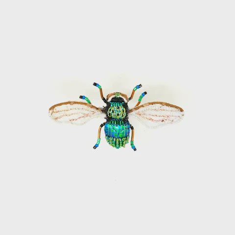 Field Bee Brooch Pin