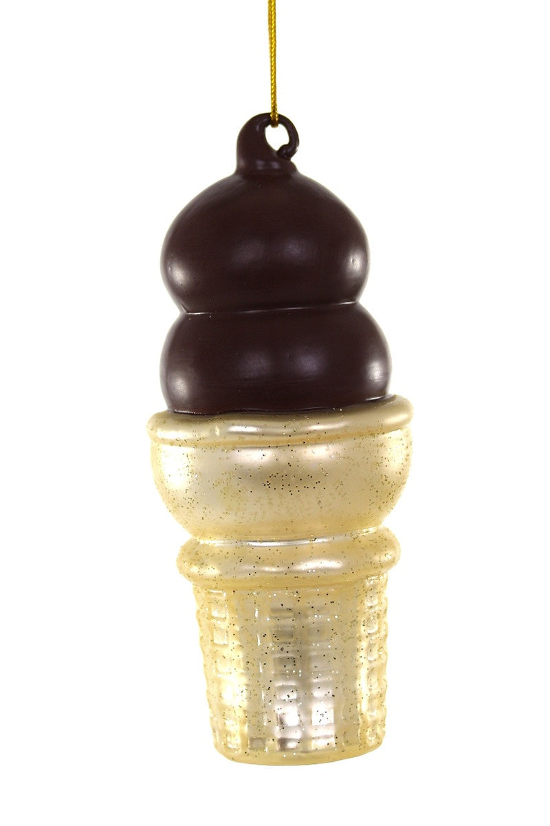 Chocolate Dipped Cone Ornament