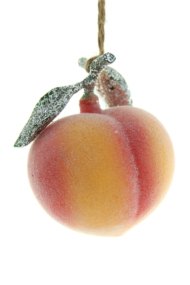 Orchard Fresh Peach Ornament