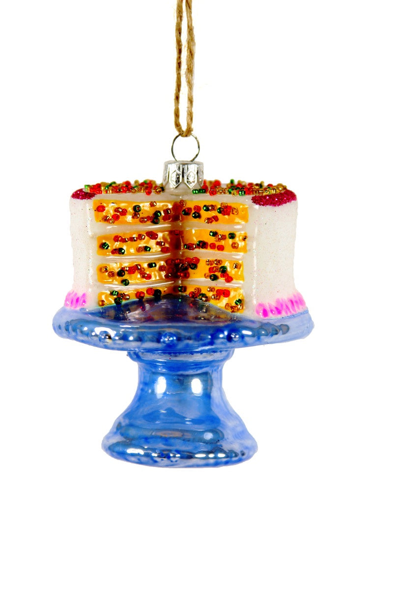 Confetti Birthday Cake Ornament