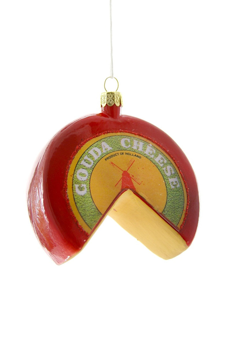 Gouda Cheese Wheel Ornament