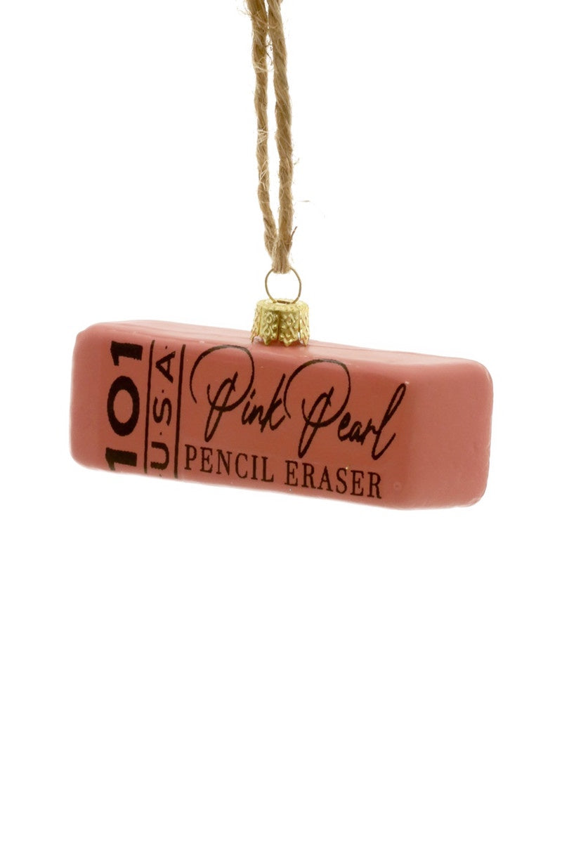 Pink Eraser Ornament