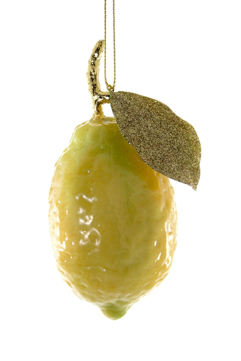 Gold Leaf Cultivated Lemon Ornament