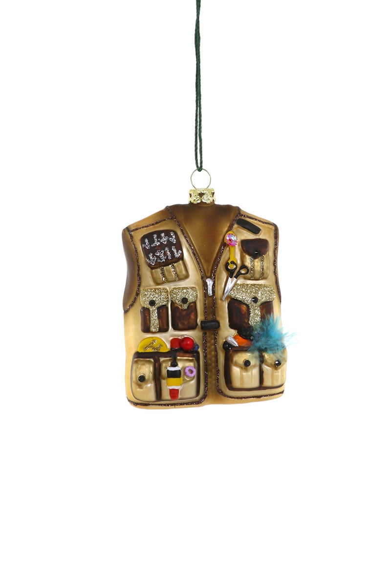 Fly Fisherman's Vest Ornament