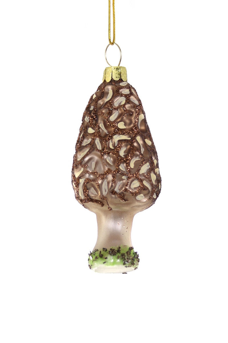 Field Morel Mushroom Ornament