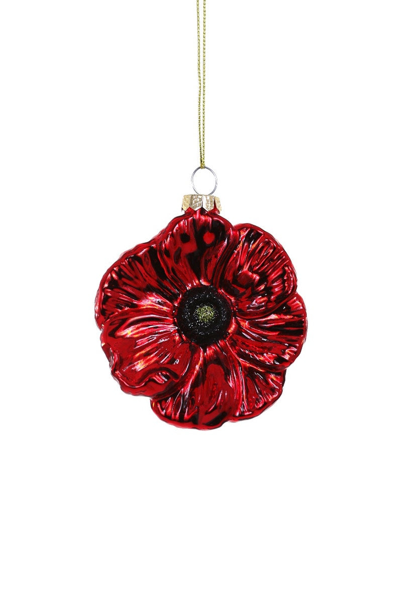 Red Poppy Ornament