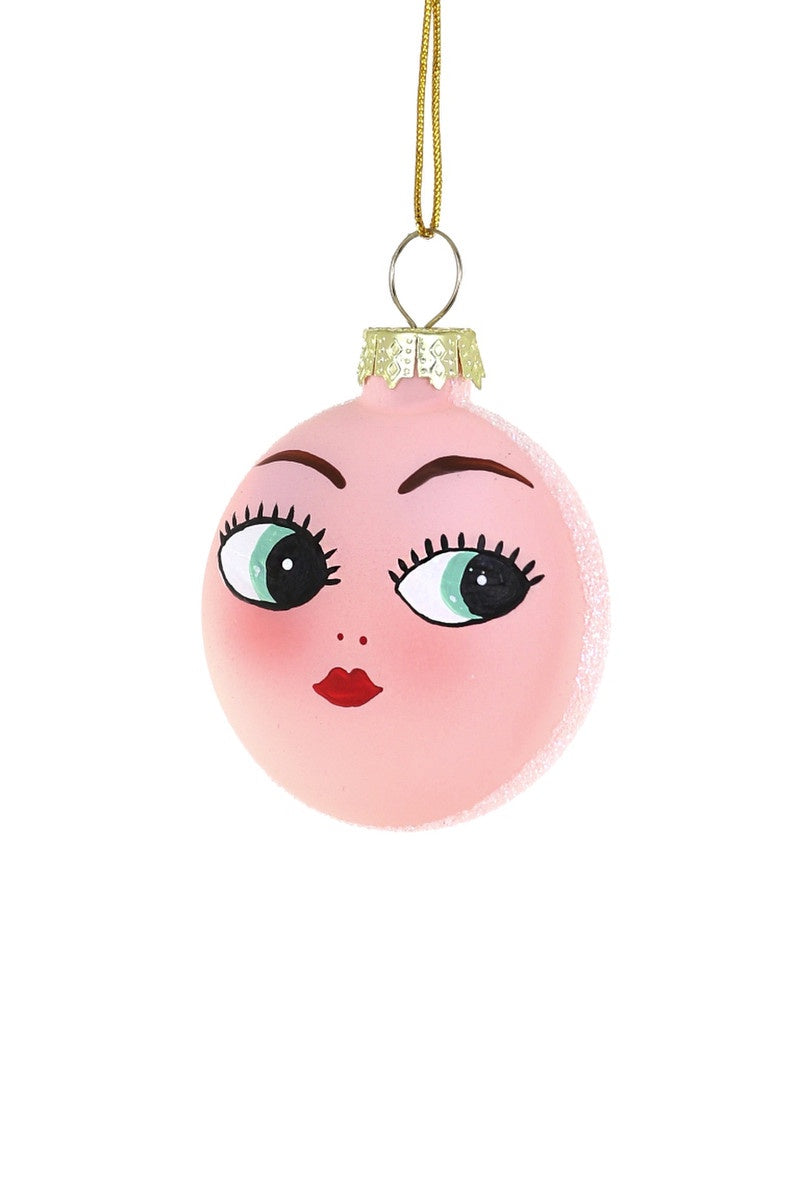 Oval Doll Face Ornament