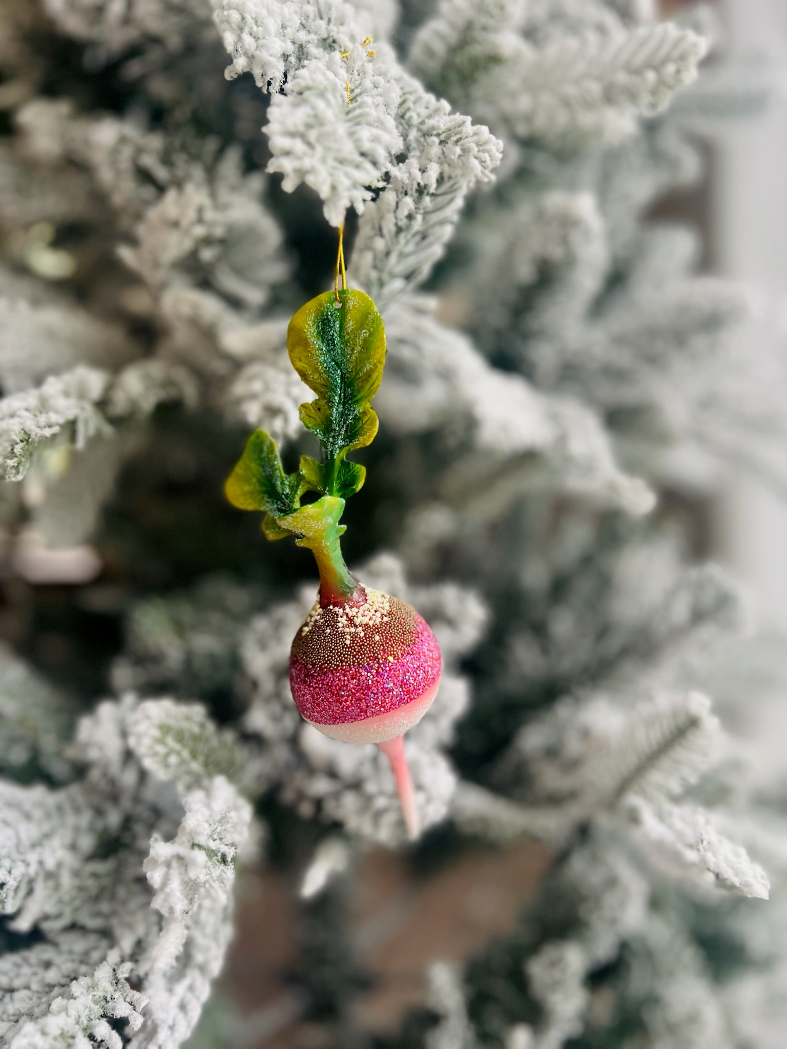 Farm Field Radish Ornament