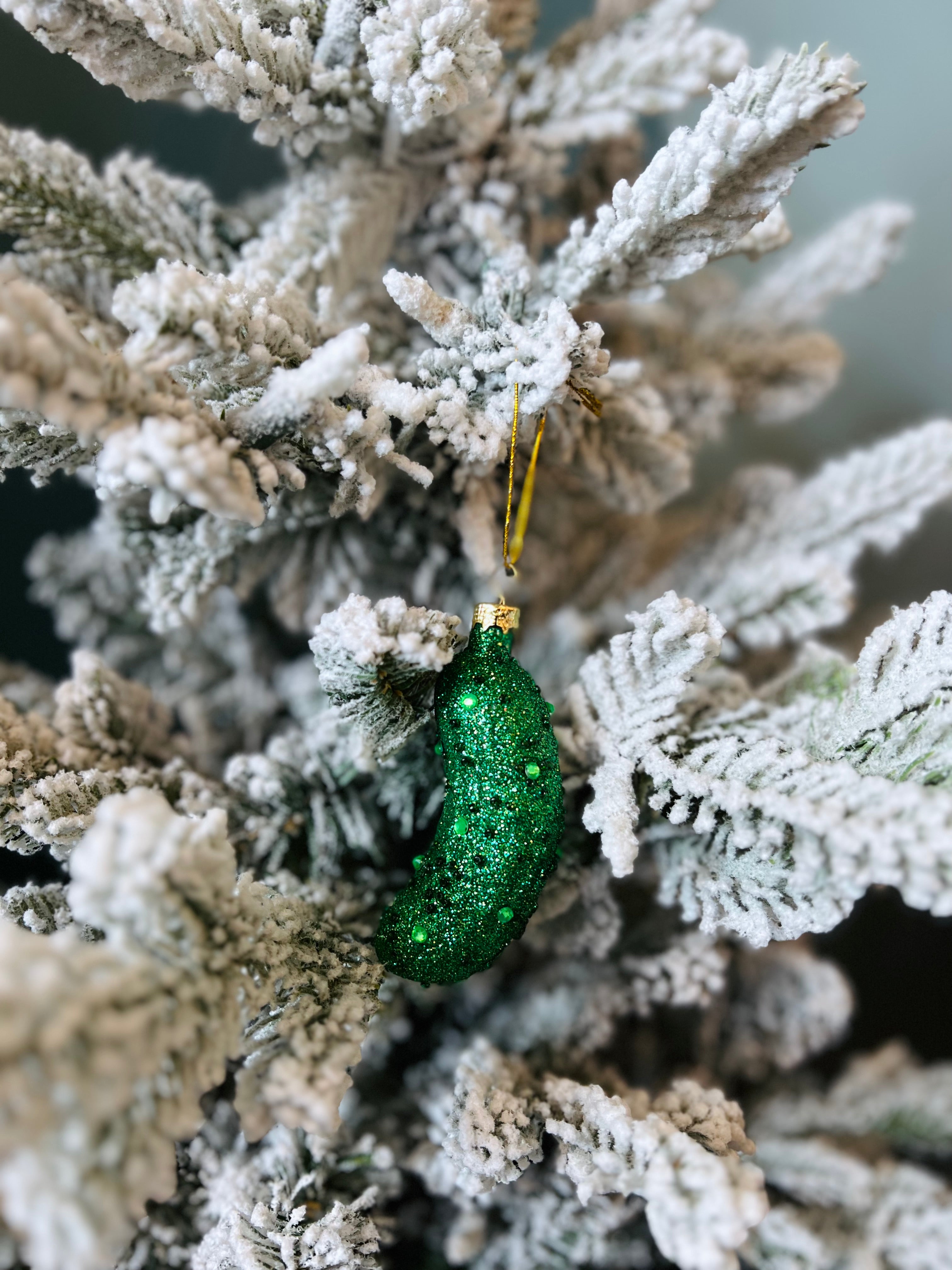 Jeweled Pickle Ornament