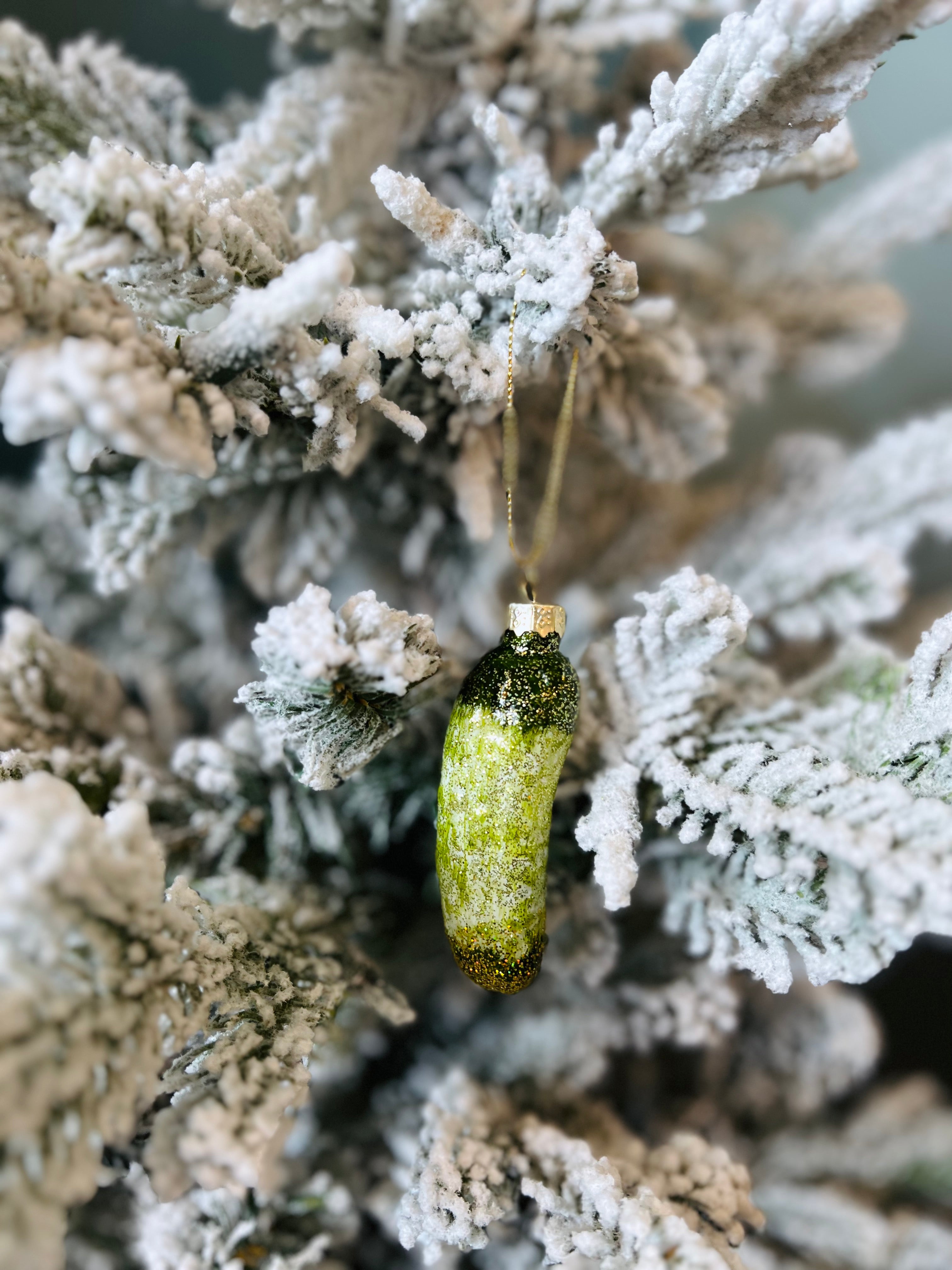 Glittered Pickle Ornament