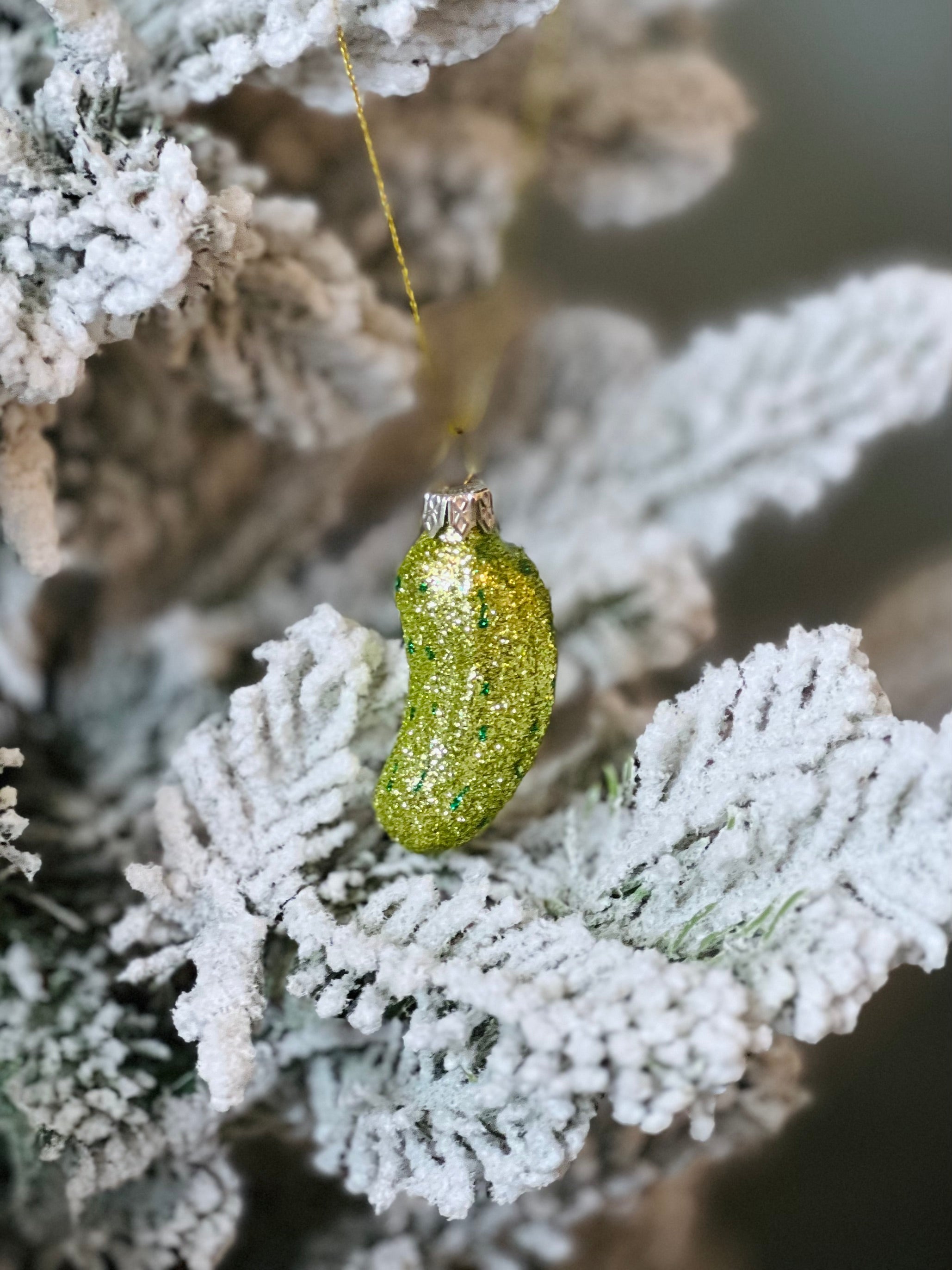 Tiny Pickle Ornament