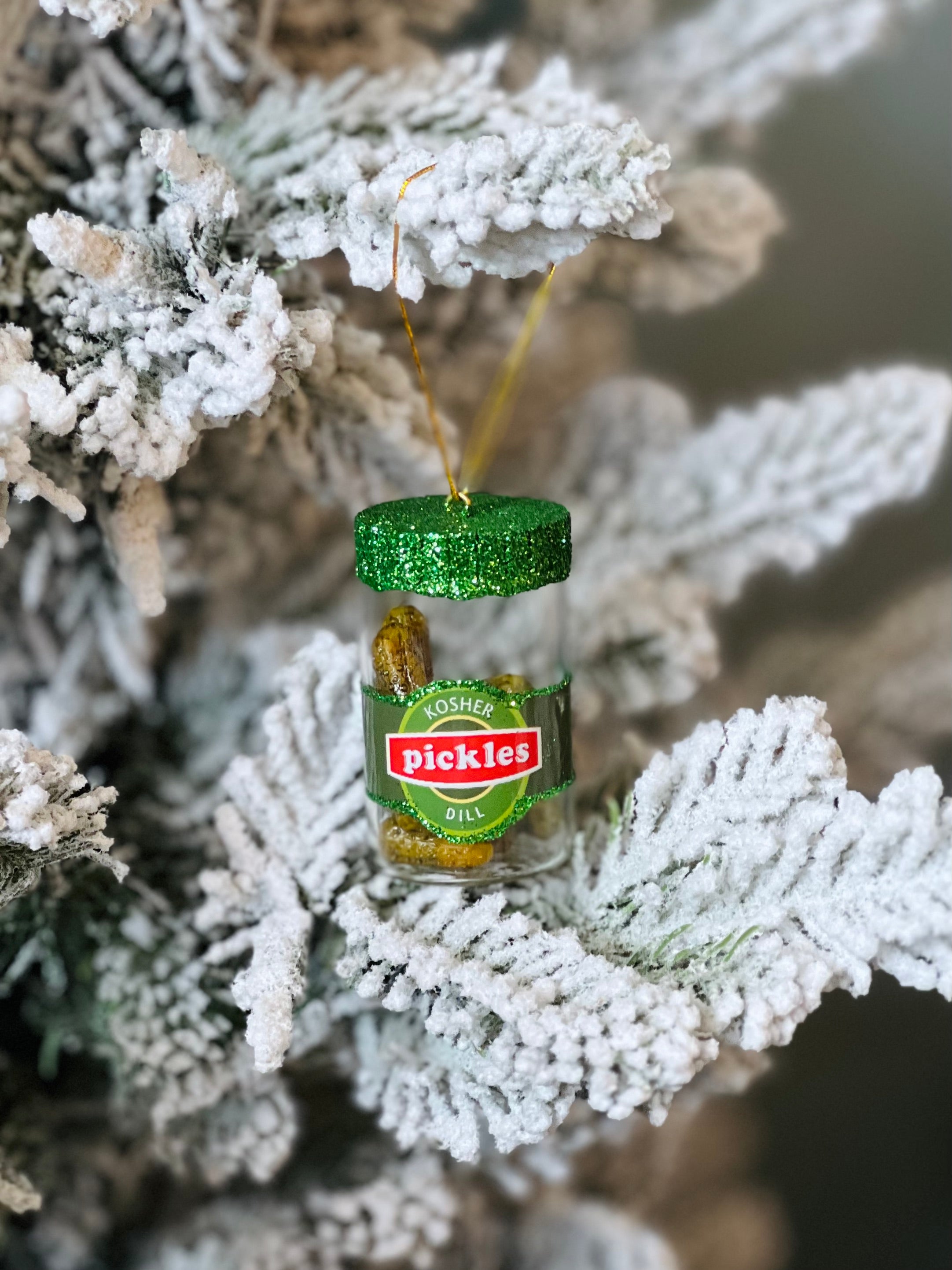 Kosher Dill Pickles Ornament