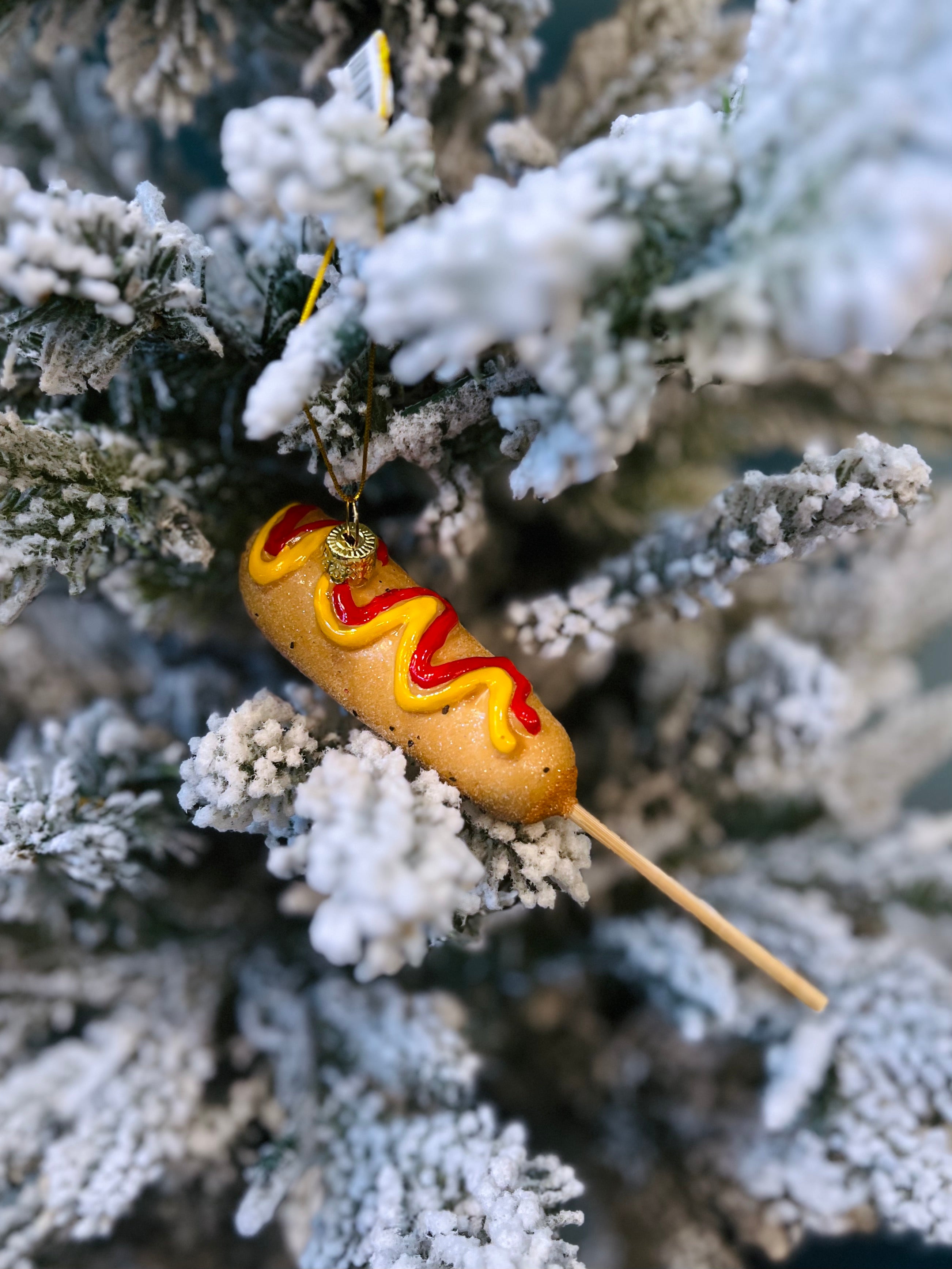 Corn Dog Ornament