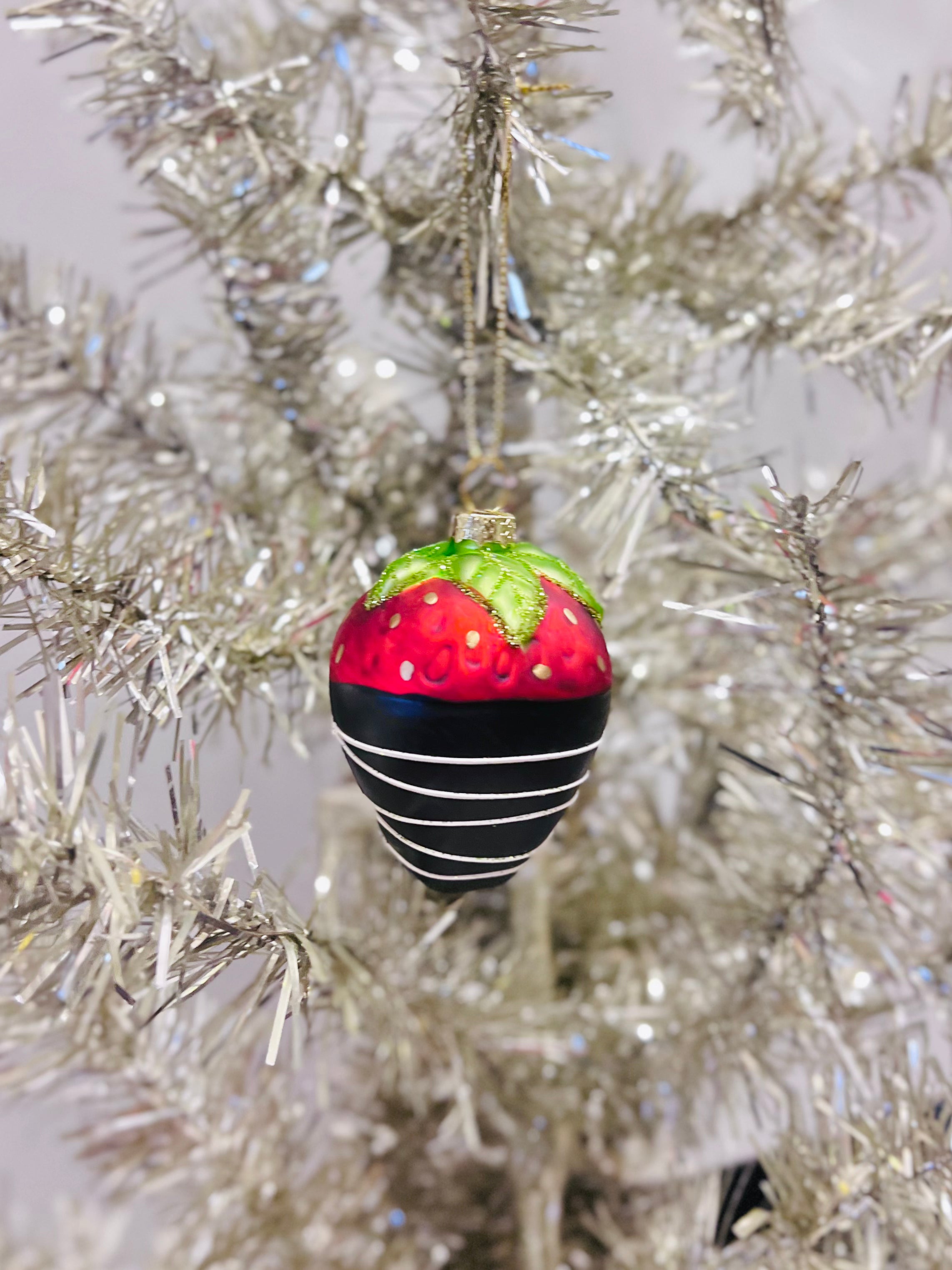 Chocolate Dipped Strawberry Ornament