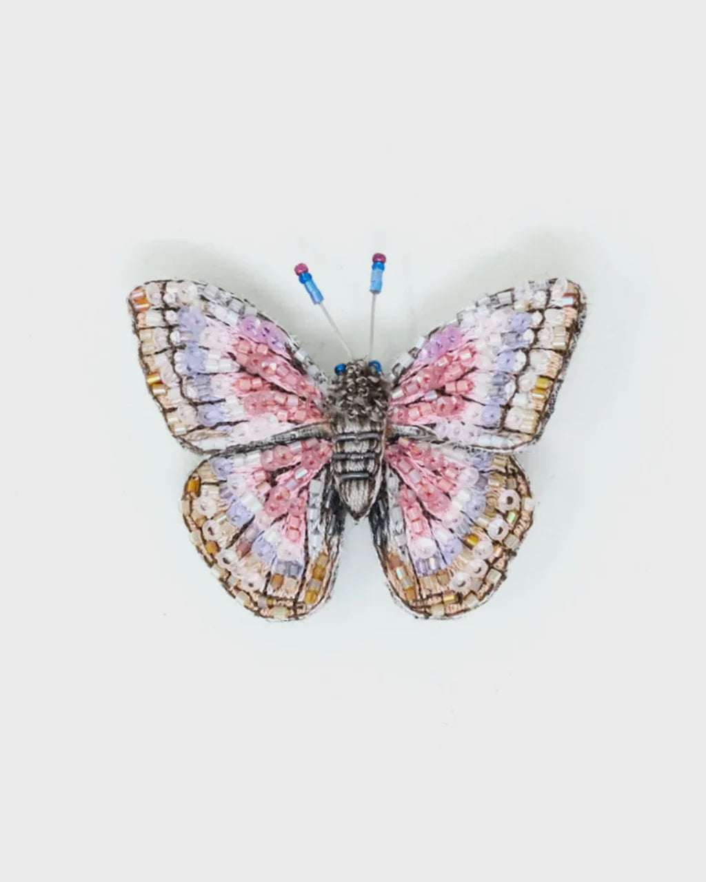 Morpho Godarti Butterfly Brooch Pin