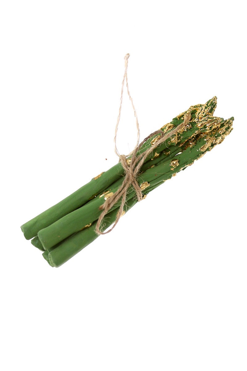 Set of 6 Asparagus Bunch Ornament