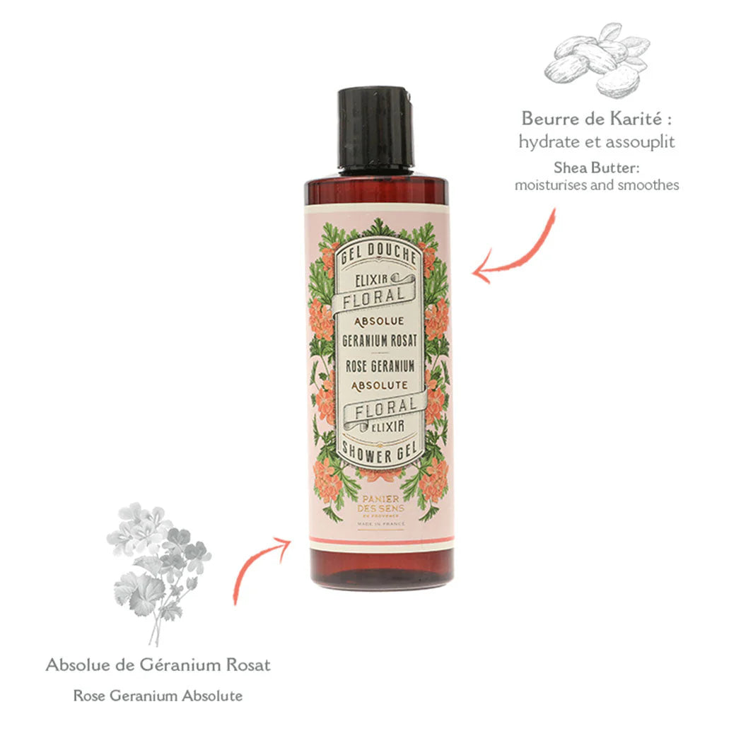 Rose Geranium Shower Gel