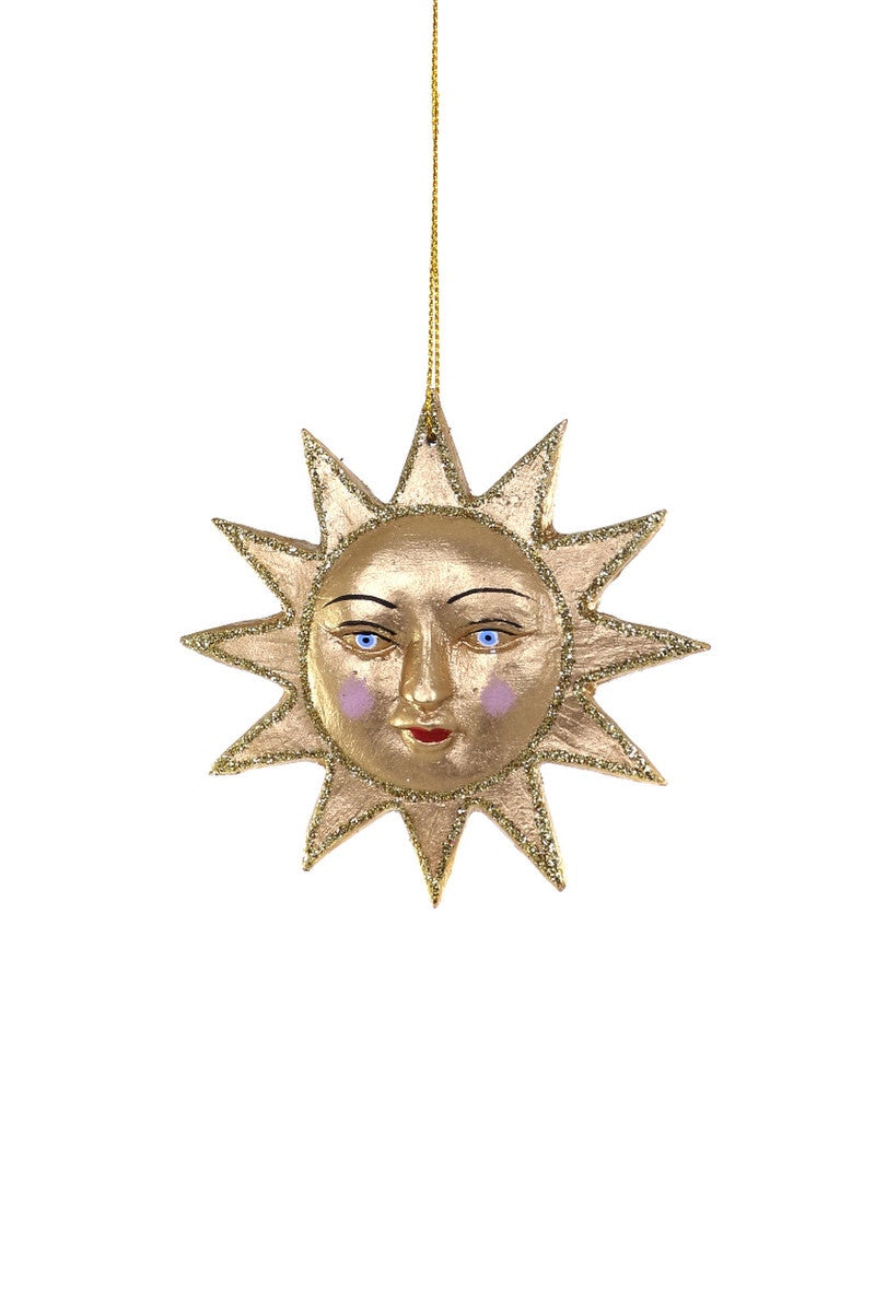 Gilded Sun Ornament