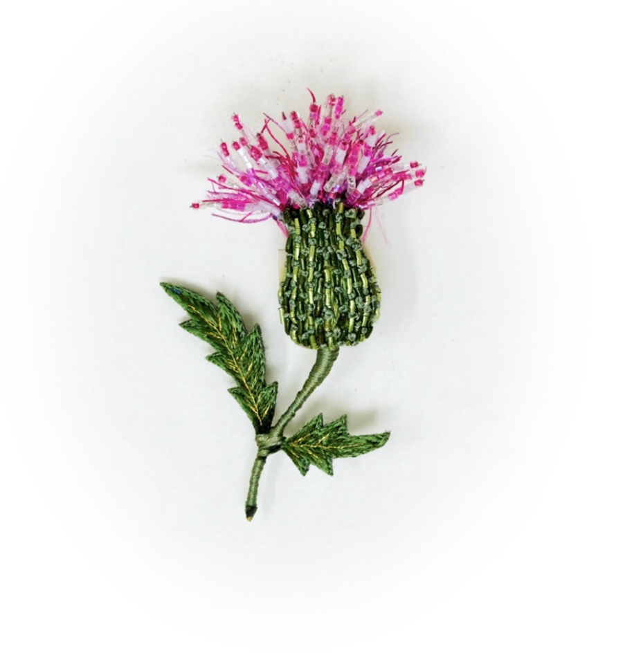 Spear Thistle Brooch Pin