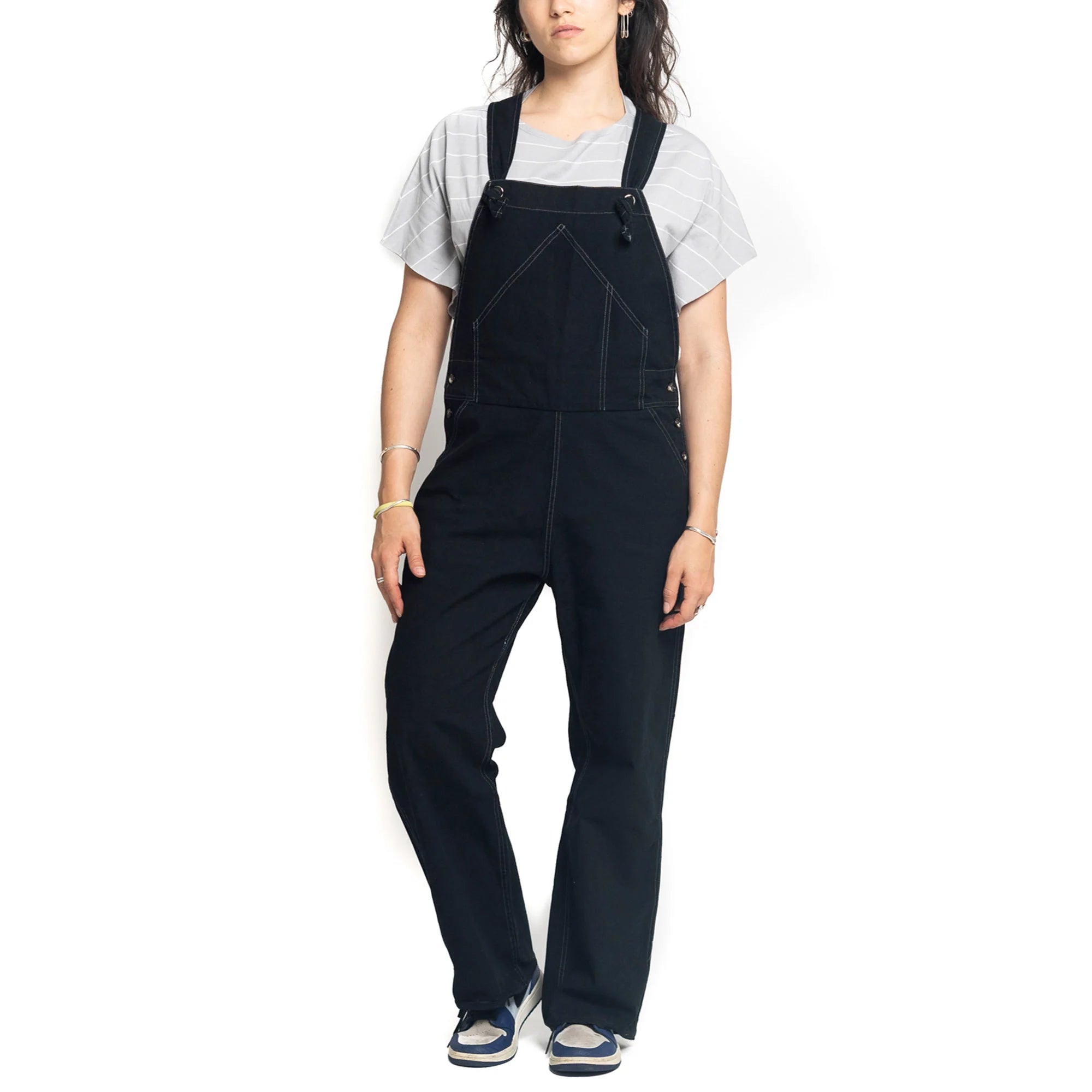 Black Canvas Overalls