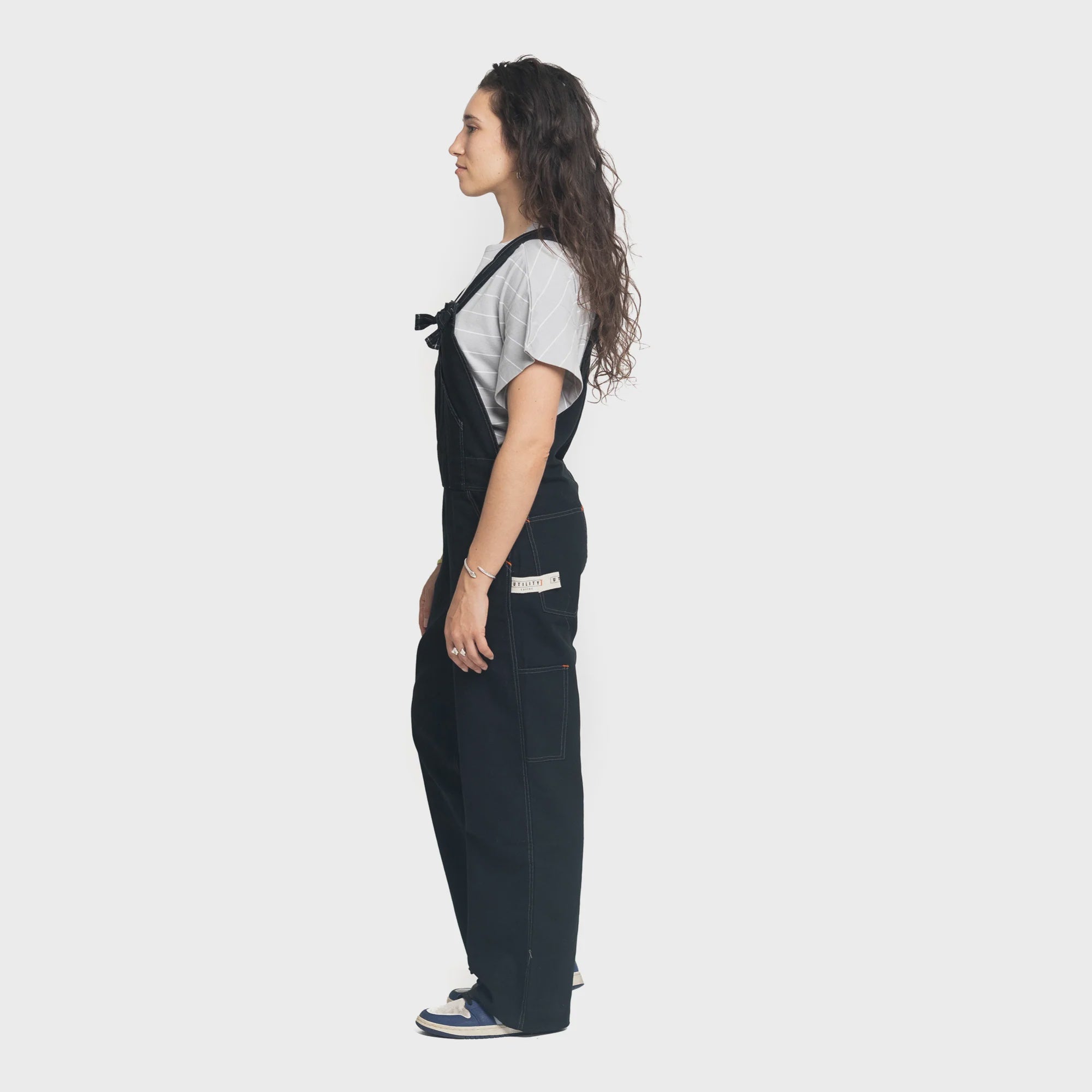 Black Canvas Overalls