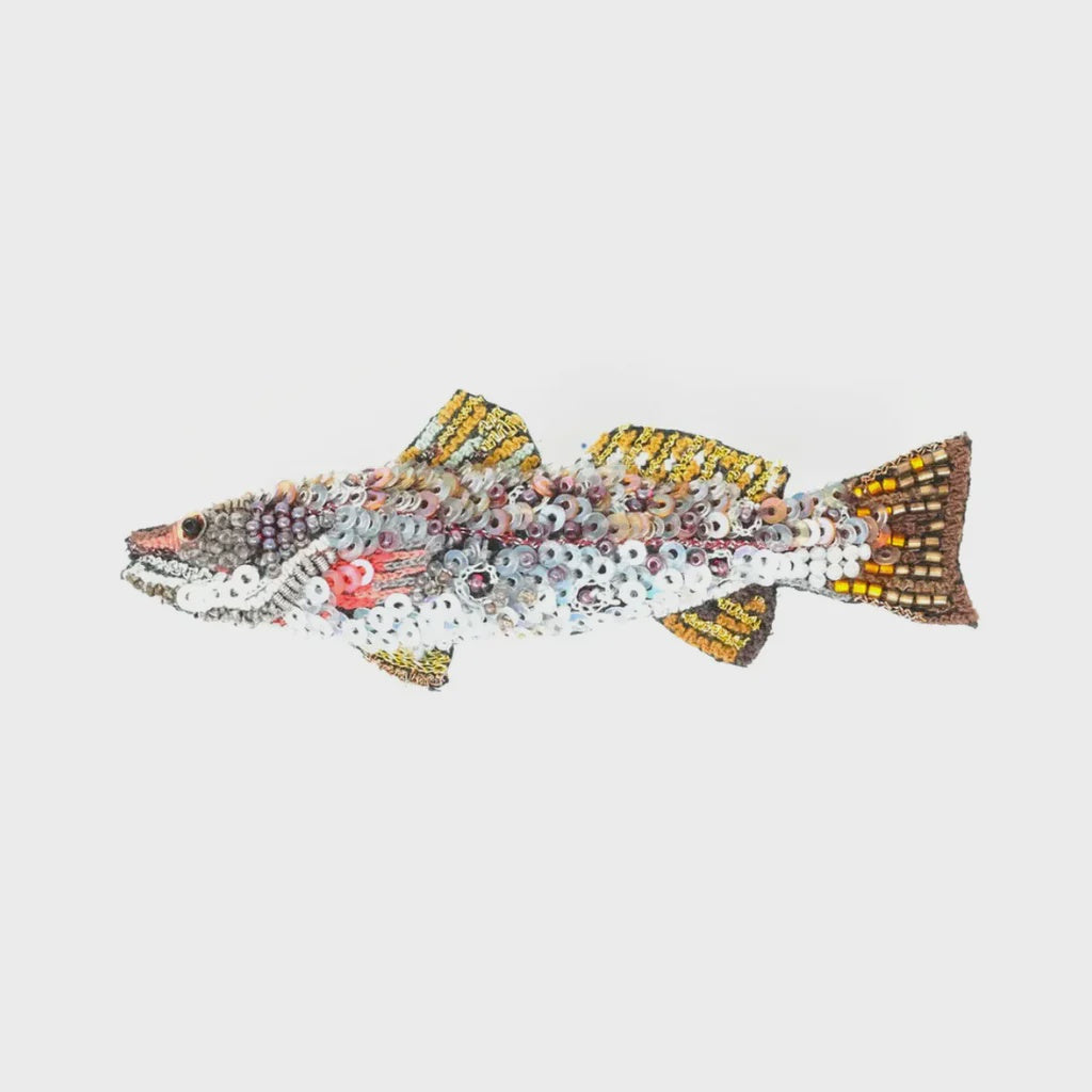 Spotted Trout Brooch Pin