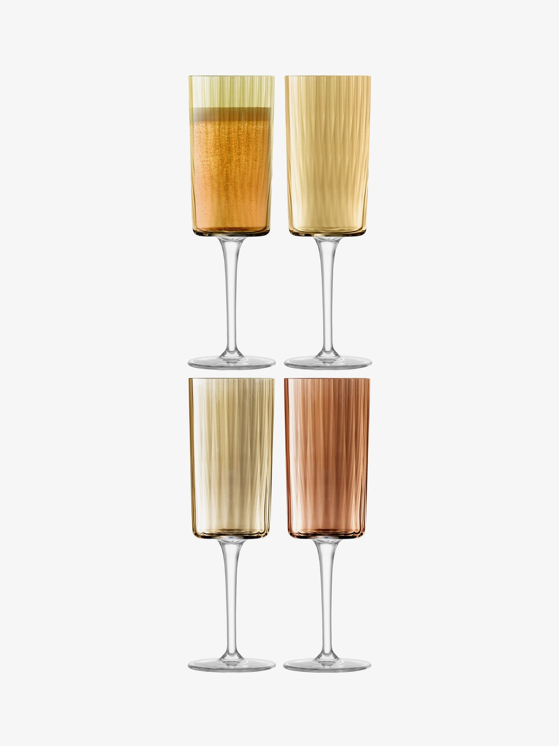 Gems Champagne Flutes