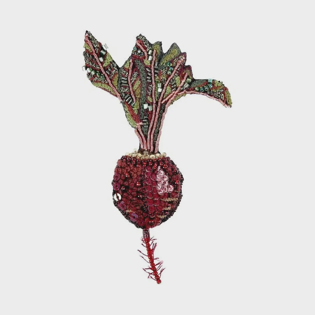 Beet Brooch