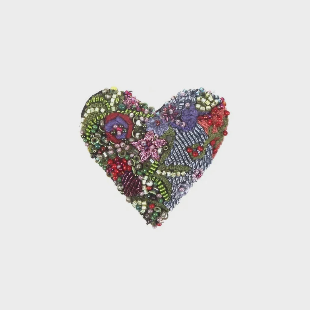 Blooming Heart Brooch