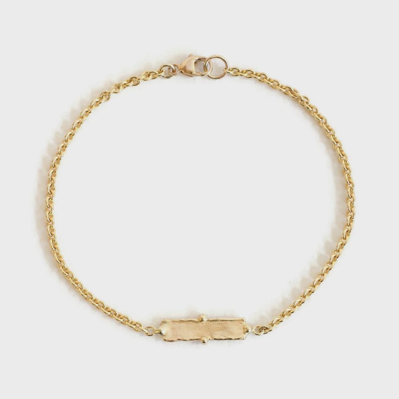 Rectangle Single Dot Bracelet