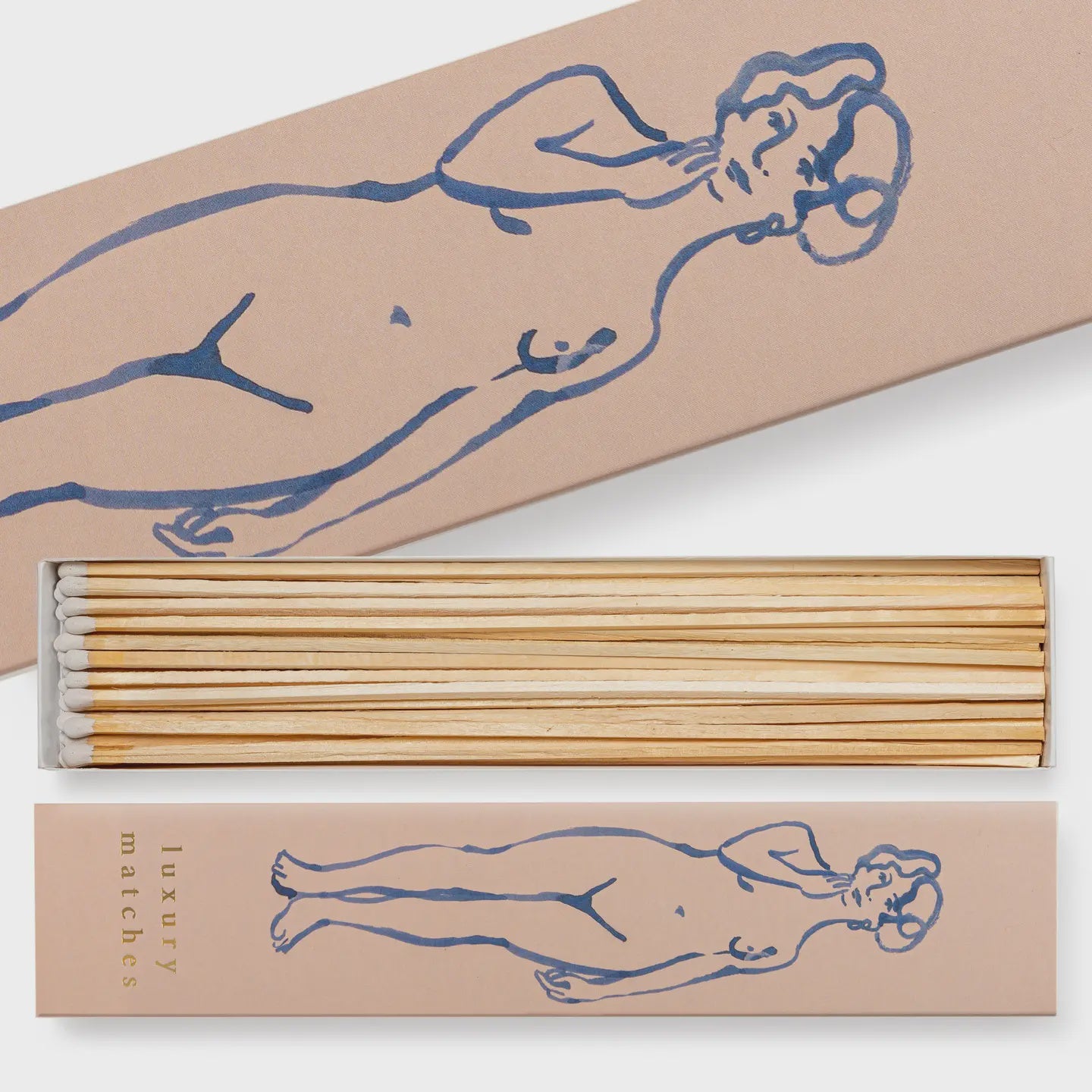 Nude Long Safety Matches