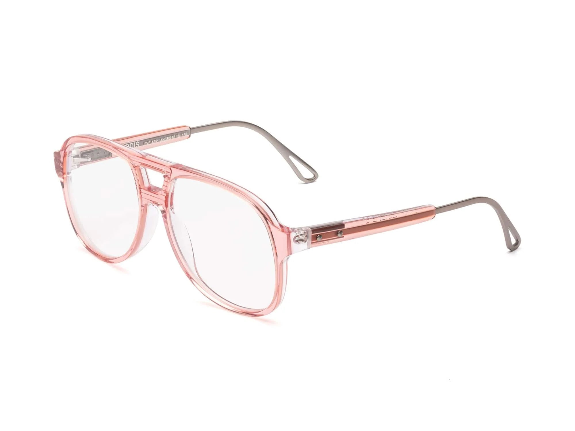 Triple G Reading Glasses in Matte Pink and Vodka