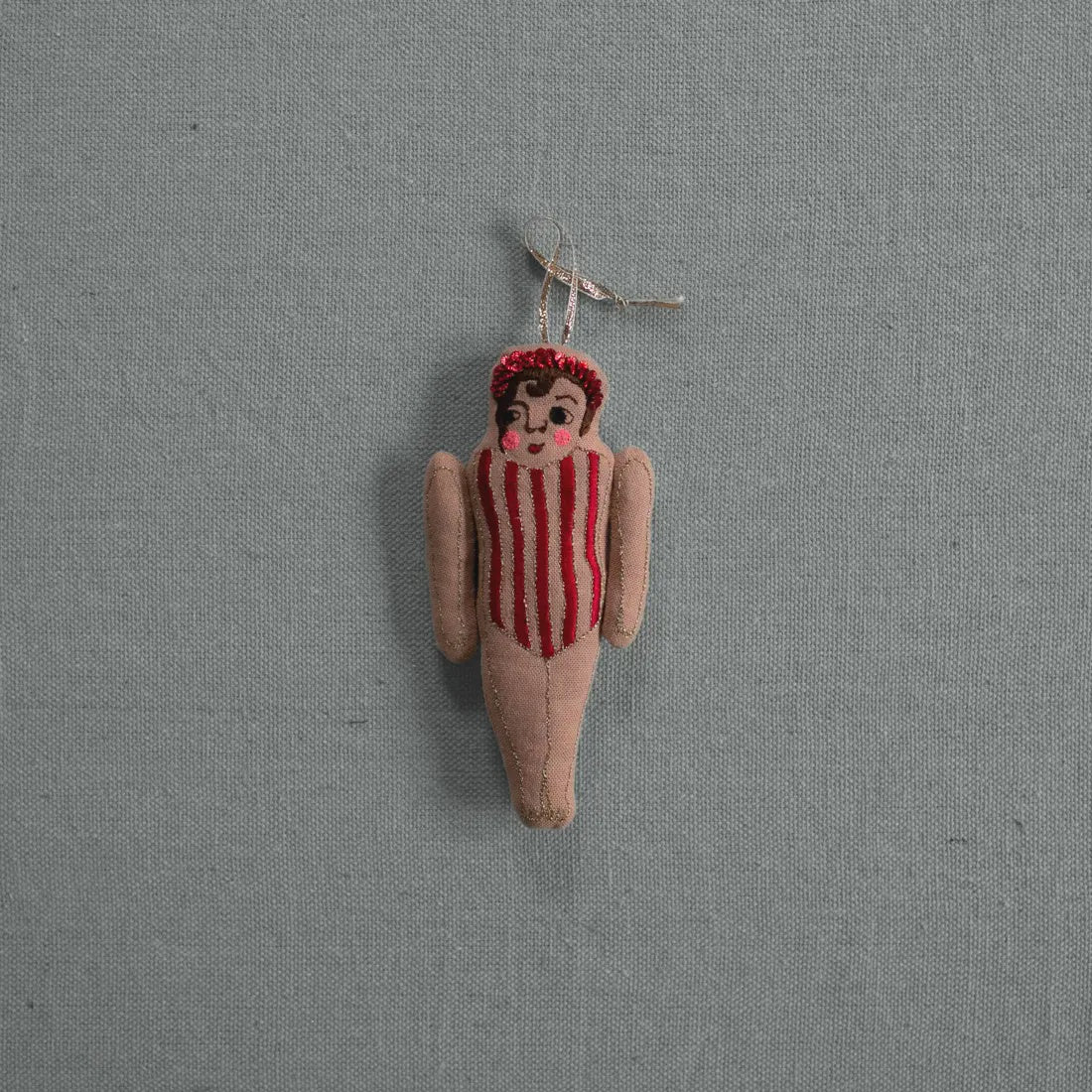 Chubby Carnival Baby Lavender Ornament