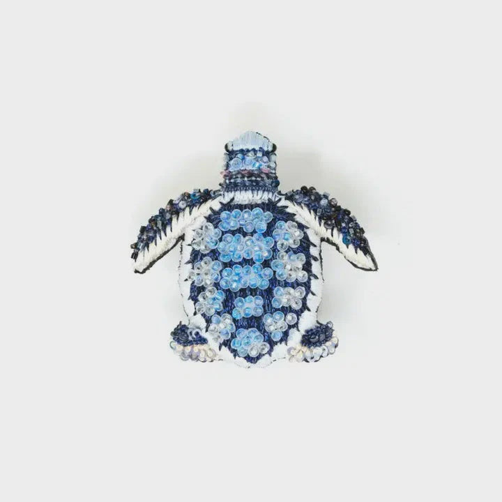 Flatback Turtle Brooch