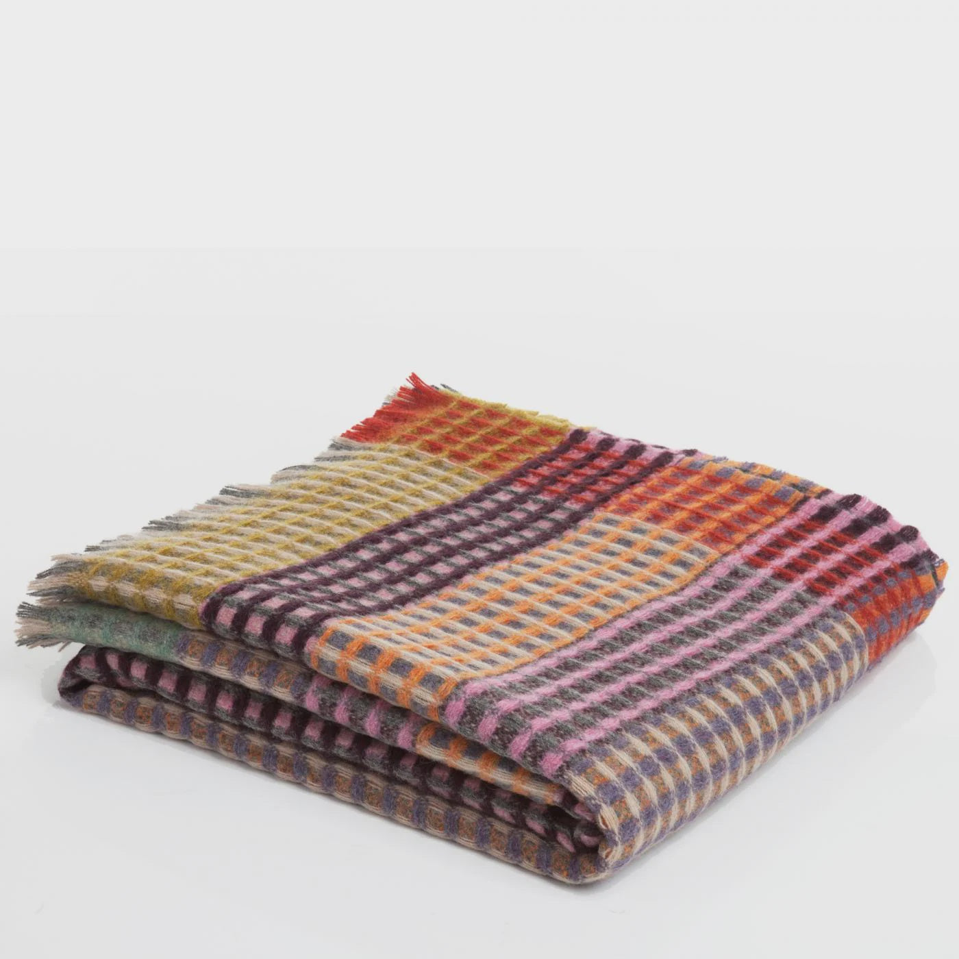 Kew Shetland Waffle Throw