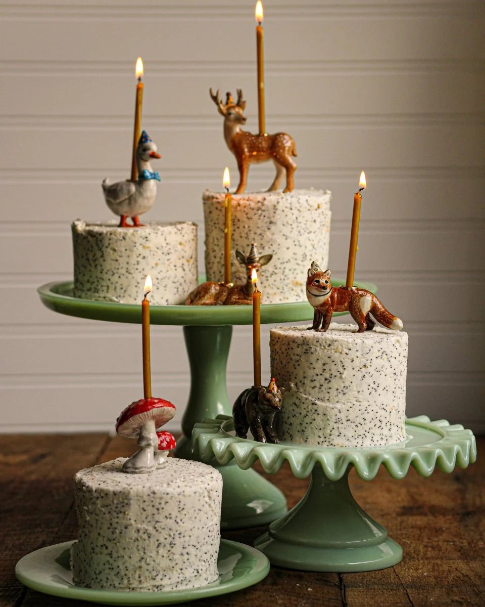 Porcelain Animal Cake Toppers