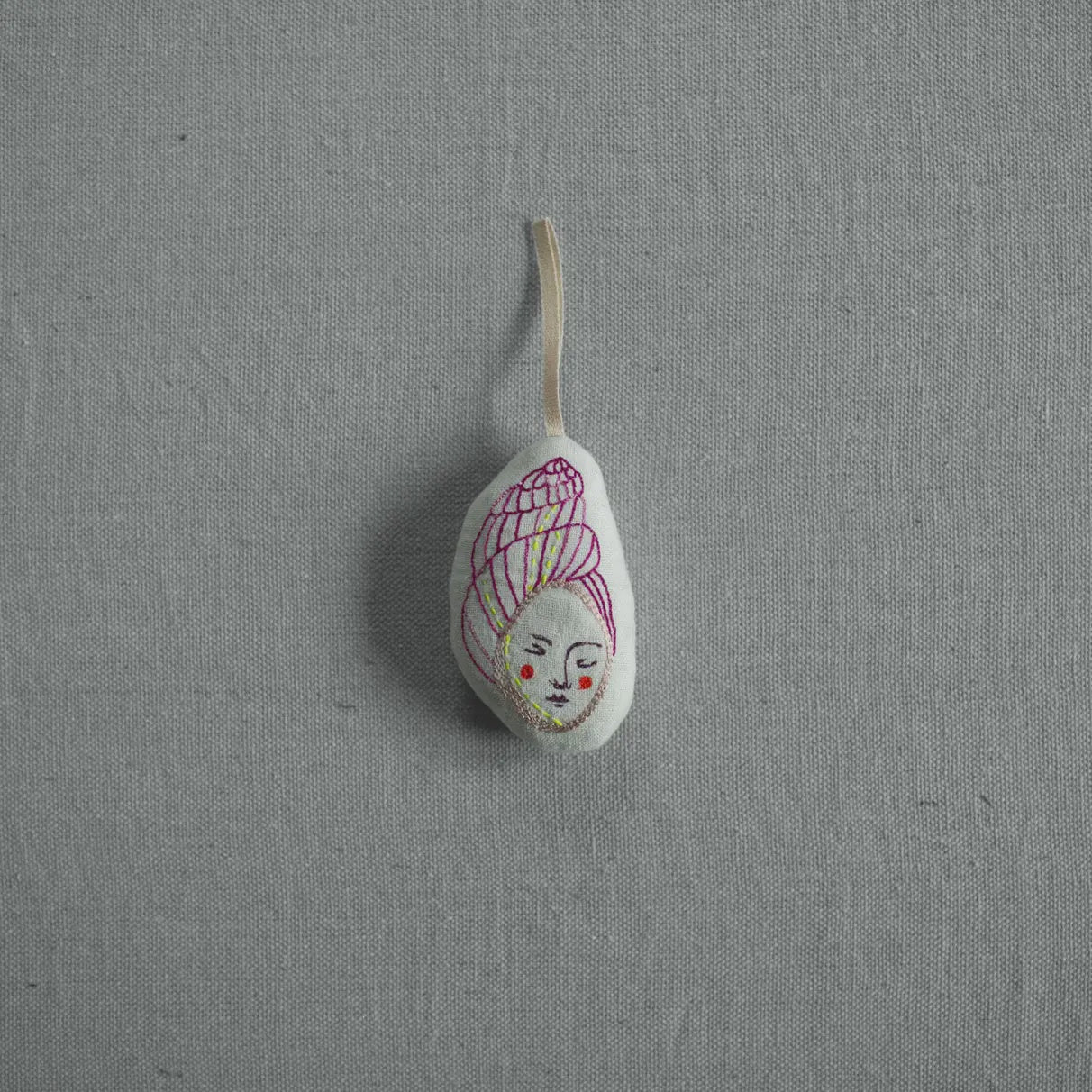 Shell Lady Lavender Ornament