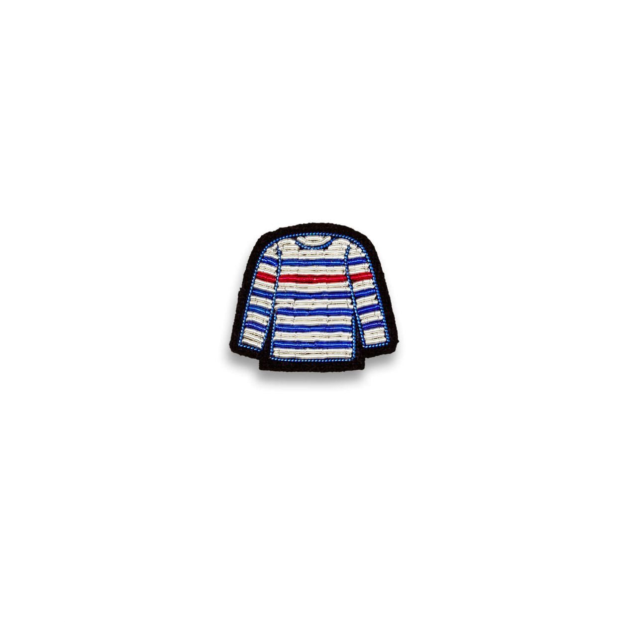 Striped Shirt Brooch